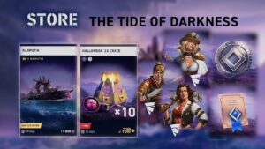 Halloween '23 Store Items and 10x Crate Drop | World of Warships Legends
