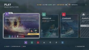 Live! World of Warships: Legends Halloween Event For a Bit
