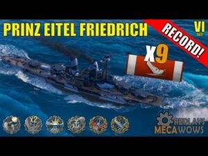 Prinz Eitel Friedrich 9 Kills & 118k Damage | World of Warships Gameplay