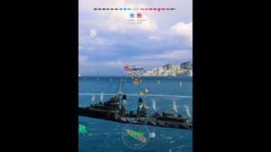 USS Mahan VS IJN Fusō | World of Warships Legends #shorts #greyhound