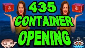 Wir öffnen 435 Container *Gib mir SCHIFFE!!!* 😱😱😱 "Container opening"⚓️ in World of Warships 🚢