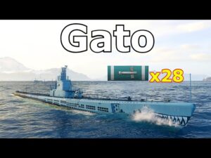 World of WarShips Gato - 3 Kills 270K Damage