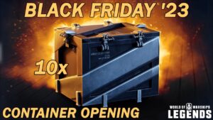 10 Black Friday 2023 Container Opening - World of Warships Legends