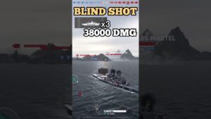 BLIND SHOT💥-World of Warships Legends Mobile#shorts #wowslegends #worldofwarshipslegends