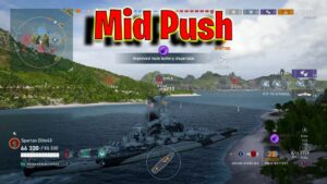 Big Mamie Mid Push Two Brothers! (World of Warships Legends)