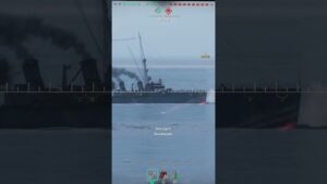 Enemy ship Destroyed || World of warship is fun || #gaming #shorts #warships #technogamerz # #games