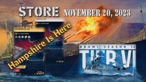 Hampshire Store Items & Brawl Season 12 | World of Warships Legends