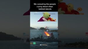 Its ok little ship i got ya #world of warships #wows legends #world of warships: legends #gaming