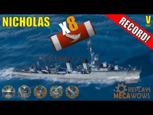 Nicholas 8 Kills & 121k Damage | World of Warships Gameplay