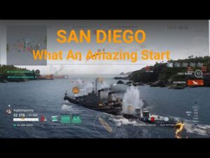 San Diego what an amazing start- World of Warships Legends