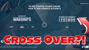 World of Warships Legends cross over with PC!