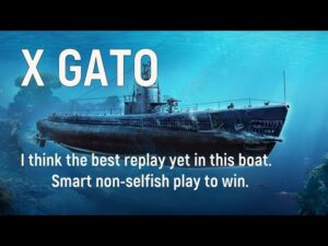 World of Warships - X Gato Replay,  I think the best replay yet in this boat