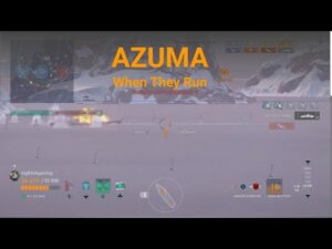 Azuma When They Run - World of Warships Legends - Stream Highlisht