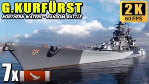 Battleship Großer Kurfürst - crushed the enemy with secondary weapons