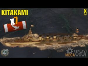 Cruiser Kitakami 7 Kills & 128k Damage | World of Warships Gameplay