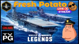 DaFreshPotato ROAD TO 500 SUBS Live Stream | Aircraft Carrier School | World of Warships: Legends