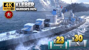 Destroyer Kléber: Cat and mouse play in Ranked battle - World of Warships