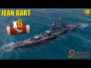 Jean Bart 6 Kills 237k damage | World of Warships Gameplay