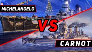 КРЕЙСЕР MICHELANGELO VS CARNOT! ЧТО ОКАЖЕТСЯ СИЛЬНЕЕ?! МИР КОРАБЛЕЙ/WORLD OF WARSHIPS!