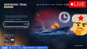 New battlecruiser BORODINO test || World of warships: Legends