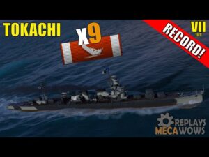 Tokachi 9 Kills 162k damage | World of Warships Gameplay