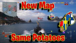 Welcome to Scandinavia Newest Map in (World of Warships Legends)
