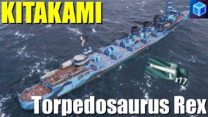 World Of warships Español: Kitakami, el Torpedosaurus Rex