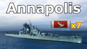 World of WarShips Annapolis - 7 Kills 320K Damage
