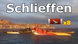 World of WarShips Schlieffen - 8 Kills