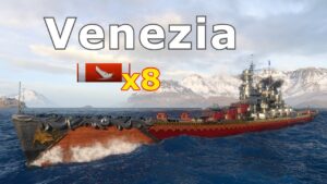 World of WarShips Venezia - 8 Kills 210K Damage