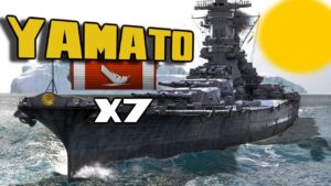 YAMATO -  4400 base 6 Heroic Achievements - World of Warships
