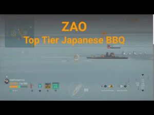 Zao Top Tier Japanese BBQ - World of Warships Legends - Stream Highlight