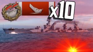 10 Kills Solo Warrior - World of Warships