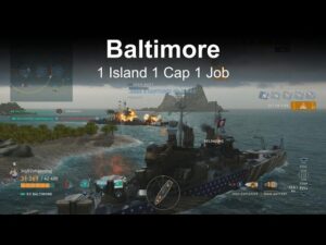 Baltimore 1 island 1 cap 1 job - World of Warships Legends - Stream Highlight