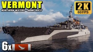 Battleship Vermont - ok game on Northern Waters