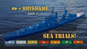 Brisbane Legendary Tier Premium Cruiser | World of Warships Legends