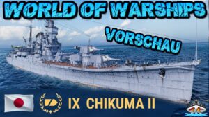 Chikuma 2 T9/JPN "Kreuzer/CV Hybrid" *VORSCHAU* ⚓️ in World of Warships 🚢 #worldofwarships