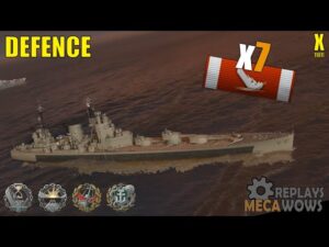 Defence 7 Kills & 184k Damage | World of Warships Gameplay