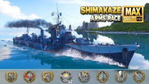 Destroyer Shimakaze: Excellent arms race game - World of Warships