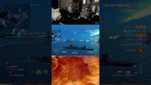 🔥 Destroyer learns the fundamentals 😂💯💥☠️ #destroyer vs #cruiser  #worldofwarships #gamer