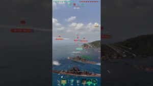🇩🇪 Gneisenau -Battling Flames and Foes in a Dying Salvo | World of Warships #wow #shorts