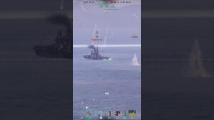 🇩🇪 Gneisenau- When my aim is trash ,secondaries Save the Day! | World of Warships #wow #shorts
