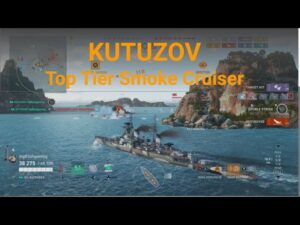 Kutuzov Top Tier Smoke Cruiser - World of Warships Legends - Stream Highlight