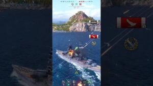 Nagato линкор 7 уровня Япония World of Warships #shorts #warships #wows #обзор #перки #battleships