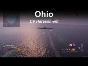 Ohio CV Harassment - World of Warships Legends