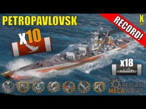 ULTRA RECORD!! 10 Kills Petropavlovsk 320k Damage | World of Warships Gameplay