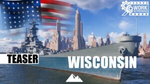 WISCONSIN, nächstes IOWA Klasse BB! Stufe 10 erobert! - World of Warships | [Info] [Deutsch] [60fps]