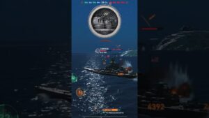 When only the secondary is enough💥- World of Warships Legends (Mobile) #shorts #wowslegends