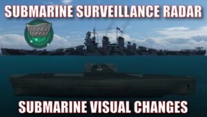 World of Warships Update 13.1 Submarine Surveillance Radar Consumables