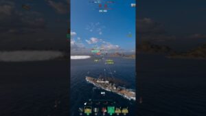 🇩🇪Battleship F der Grosse vs. Iwami - Naval Mayhem | World of Warships #wow #shorts